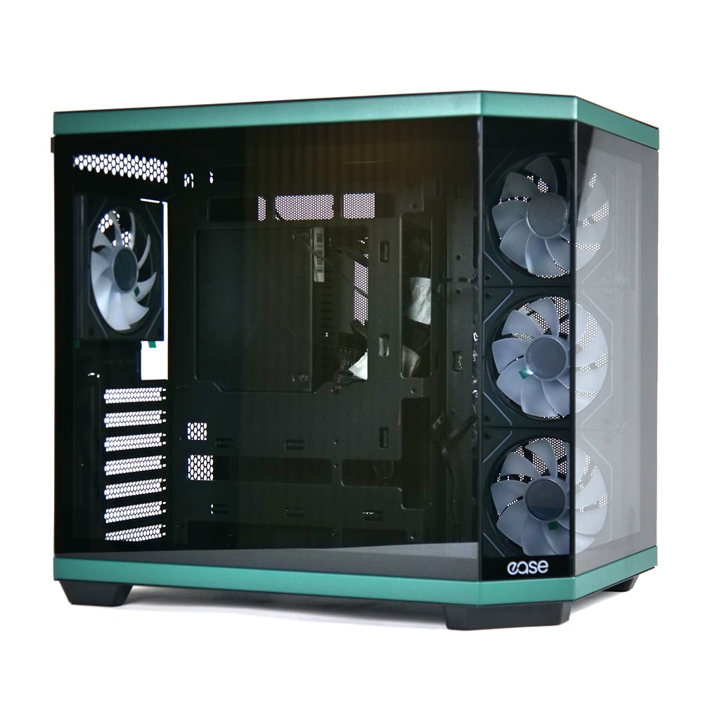 Ease EC124B Pro Case with Back-Plug Motherboard Support and Easy Cable Management