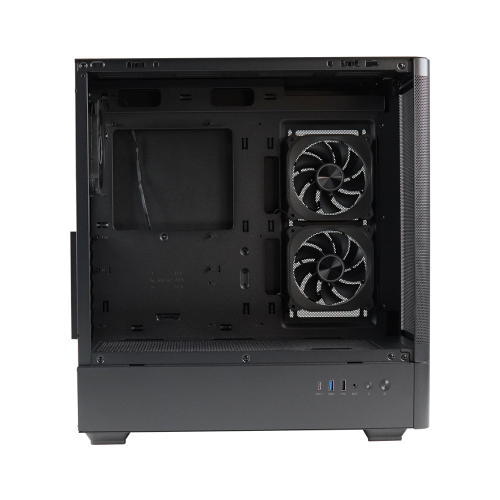 Ease EC123BM Panoramic Mesh ATX Gaming Case With Three ARGB Fans - Image 4