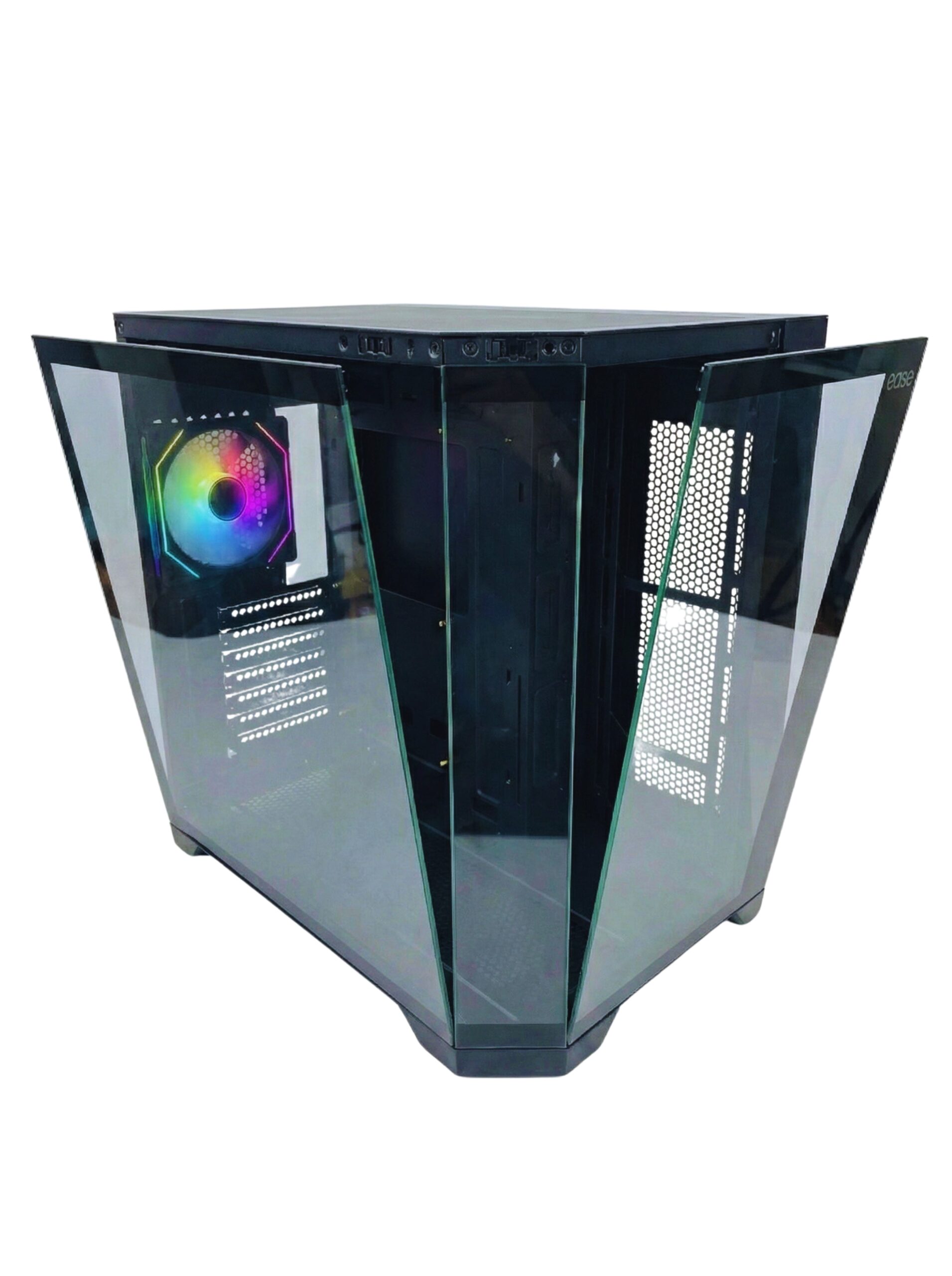 Ease EC124IF Pro Panoramic ATX Gaming Case with Mesh Top & one ARGB Fan - Image 5
